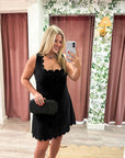 Venice Scallop Mini Dress