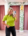 Sunday Autumn Knit Top-Olive