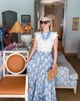 Coastal Wildflower Tiered Maxi Skirt