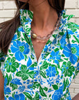 Panama Views Floral Top