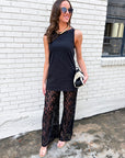 Island Chic Lace Pants Set