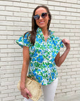 Panama Views Floral Top