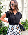 Santana Bridge Button Down Top