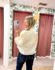 Annalise Puff Sleeve Top-Ecru