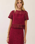 Party Ready Fringe Crop Top
