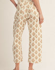 Floral Heritage Barrel Pants