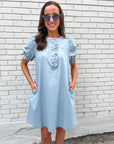 She’s Gone Country Denim Dress