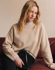 Falling Leaves Sweater-Beige