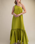 Purely Yours Maxi Dress-Lime