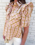 Aria Button Down Top