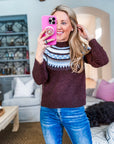 Snow Blast Patterned Sweater