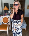Santana Bridge Button Down Top