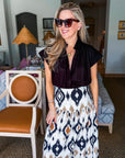 Santana Bridge Button Down Top