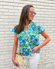 Panama Views Floral Top