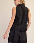 Monte Carlo Lace Trim Top
