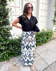 Midnight in Jaipur Midi Skirt