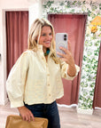 Annalise Puff Sleeve Top-Ecru