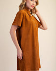 Margaux Mini Dress-Camel