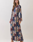 Serpent Sunset Maxi Dress
