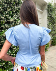 Garden Glow Peplum Top