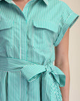 Shore Club Midi Dress-Kelly Green