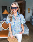 Juniper Gardens Button Down Top