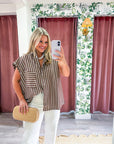 Hunter Stripe Oversized Top