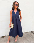 She’s a Ten Midi Dress-Navy