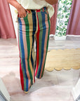 Retro Revival Wide Leg Pants