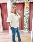 Around Town Puff Sleeve Top