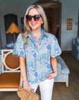 Juniper Gardens Button Down Top