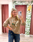 Lakeside Duck Sweater-Latte