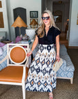 Midnight in Jaipur Midi Skirt