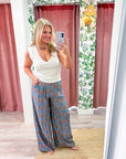 Coastal Canvas Wide Leg Pants