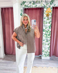 Hunter Stripe Oversized Top