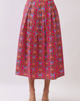 Gardenia Glow Midi Skirt