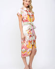 PREORDER: Botanic Scarf Midi Dress