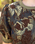 Floral Sketch Jacquard Top