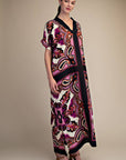 The Marbella Paisley Maxi Dress-Pink