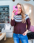 Snow Blast Patterned Sweater