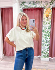 Autumn Orchard Top-Ivory