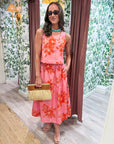 Soft Bloom Sleeveless Top-Pink