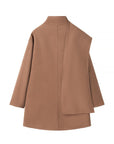 Ready and Chic Shawl Collar Coat-Camel
