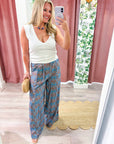 Coastal Canvas Wide Leg Pants