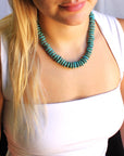 Canyon Water Necklace-Blue Turquoise