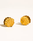 Verina Vintage Shell Earrings