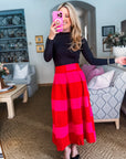 PREORDER: Lolli Striped Midi Skirt