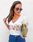 Pretty Little Petals Knit Top