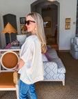 New Favorite Oversized Top-Ivory