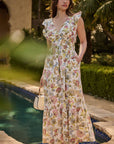 Pany Floral Ruffle Maxi Dress